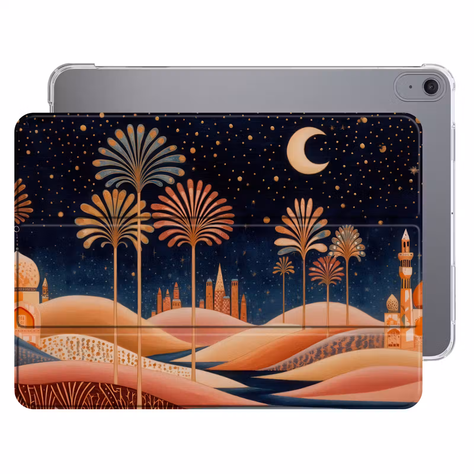 iPad hoes - Sterrenhemel - Palmen - Rivier — 1