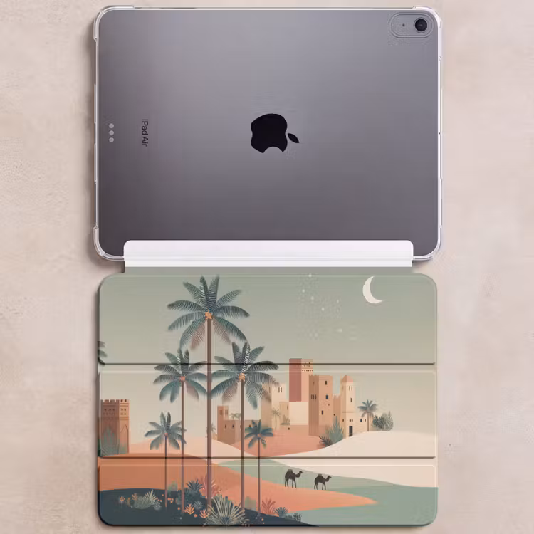 iPad hoes - Nachtlandschap - Kamelen - Sterren - zandduinden — 6