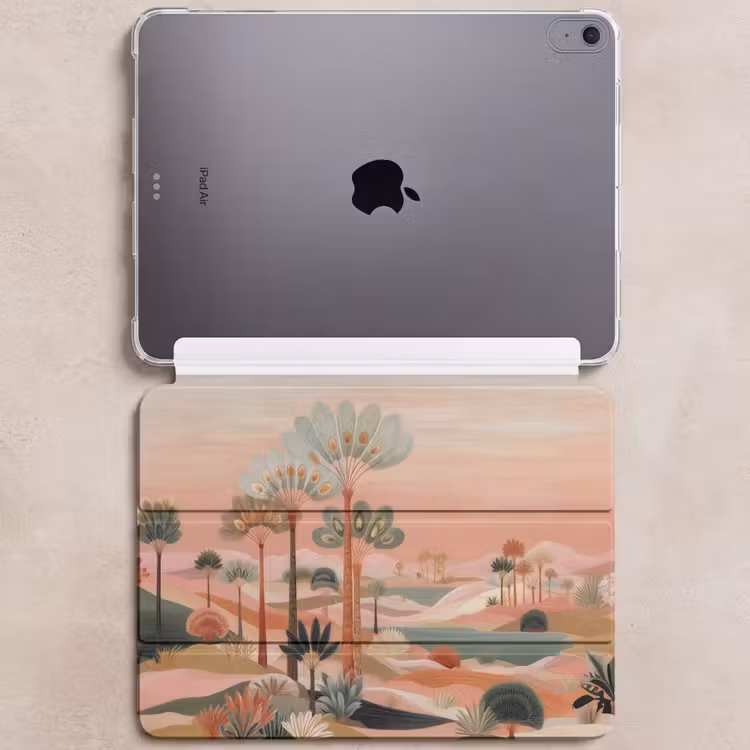 iPad hoes - Roze landschap - Palmen - Water — 6