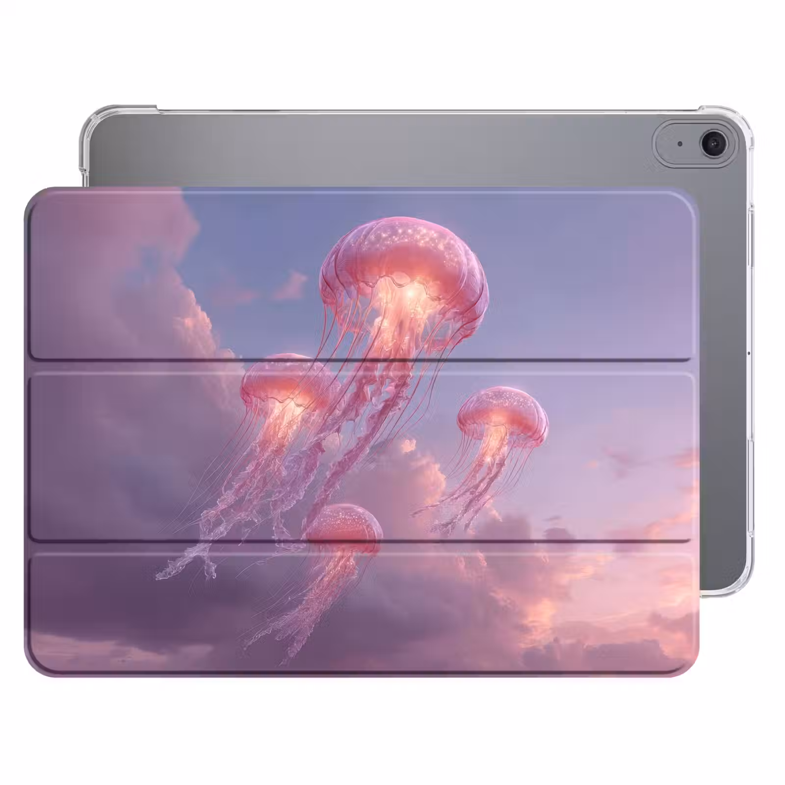 iPad hoes - Kwallen - Roze - Wolken — 1