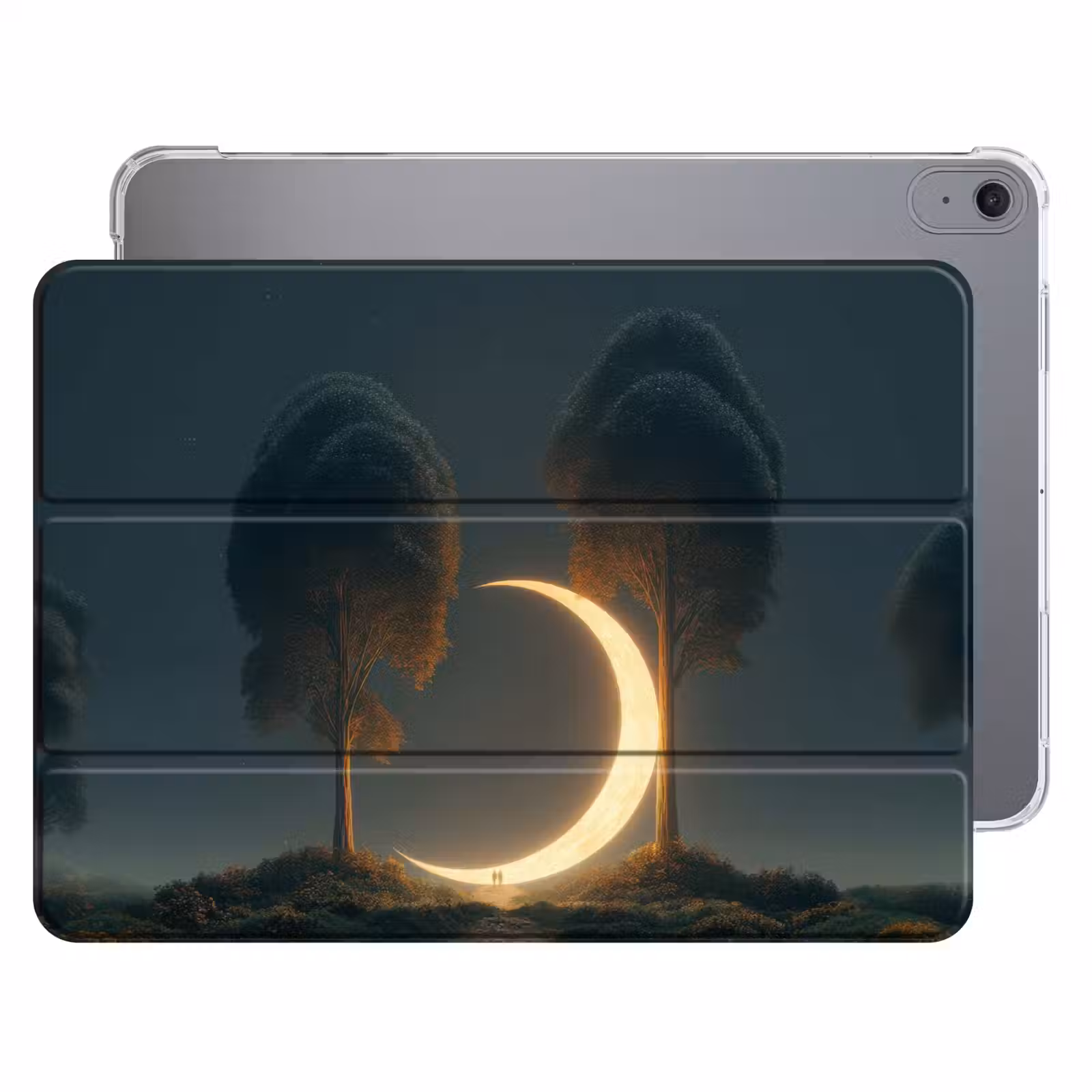 iPad hoes - Maan - Bomen - Wandeling — 1