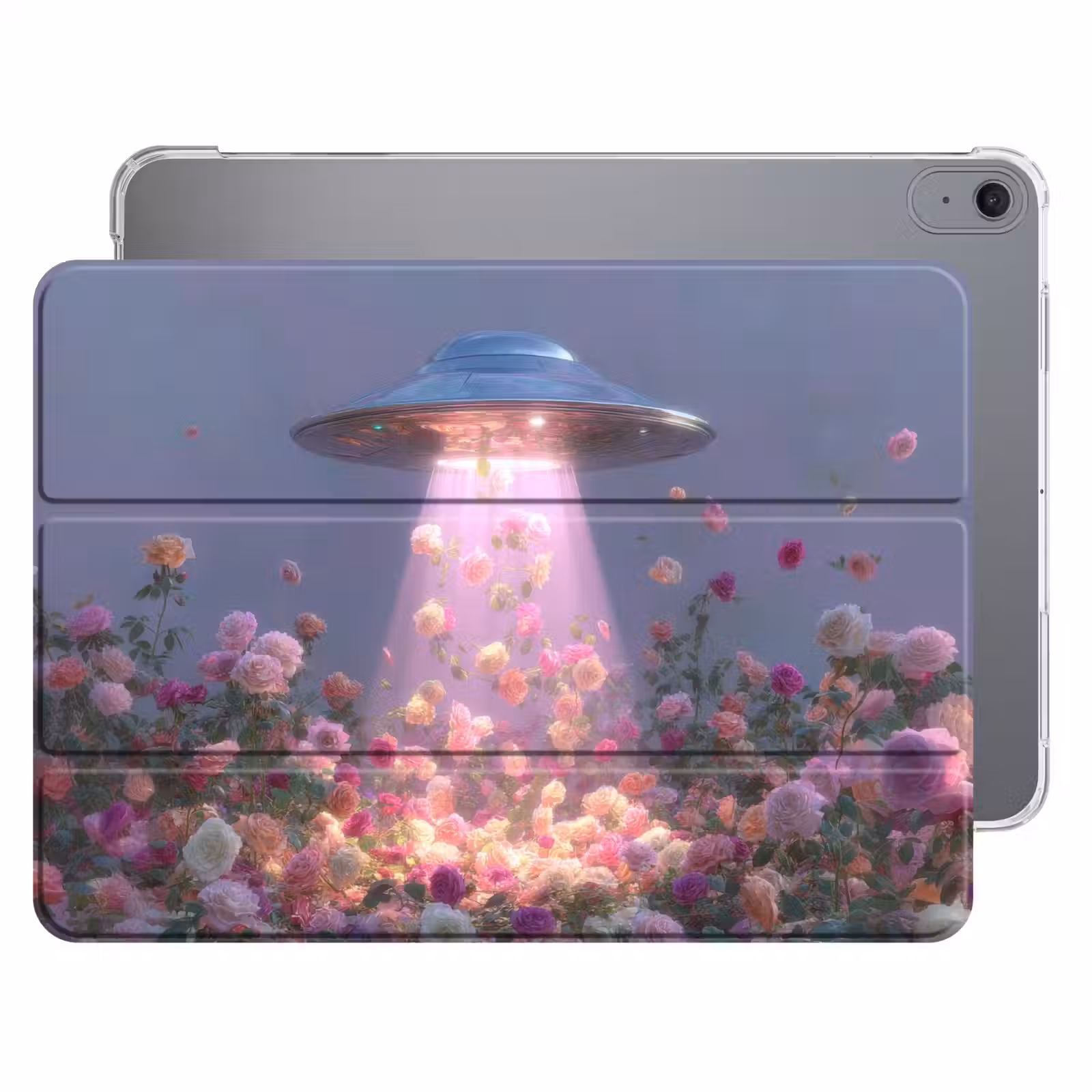 iPad hoes - Ufo - Rozen - Pastelkleuren — 1