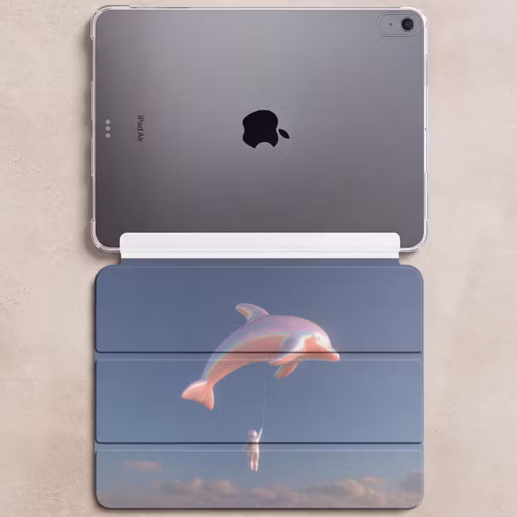 iPad hoes - Dolfijn - Roze - Astronaut — 6