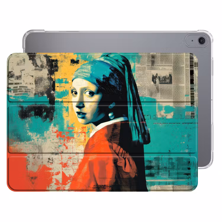 iPad hoes - Klassiek - Pareloorbel - Streetartstijl - Kleurrijk — 1