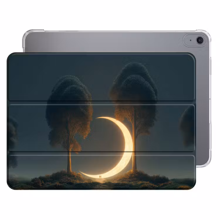 iPad hoes - Maan - Bomen - Wandeling — 1