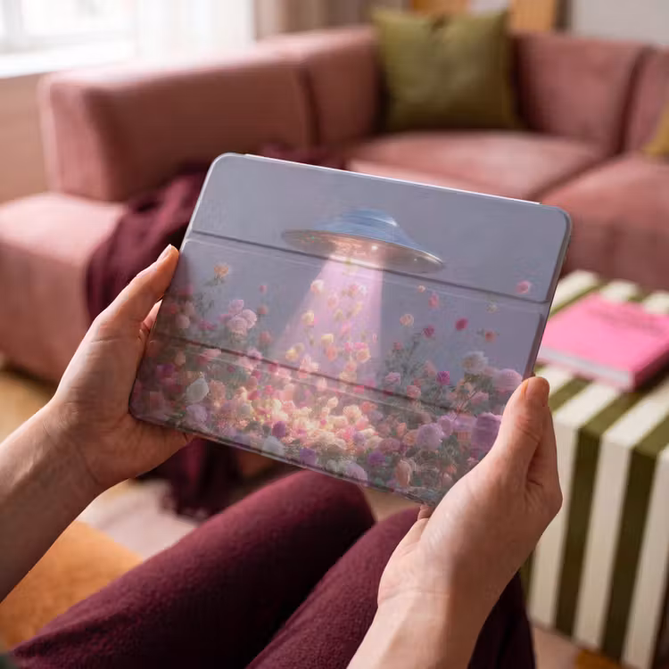 iPad hoes - Ufo - Rozen - Pastelkleuren — 4
