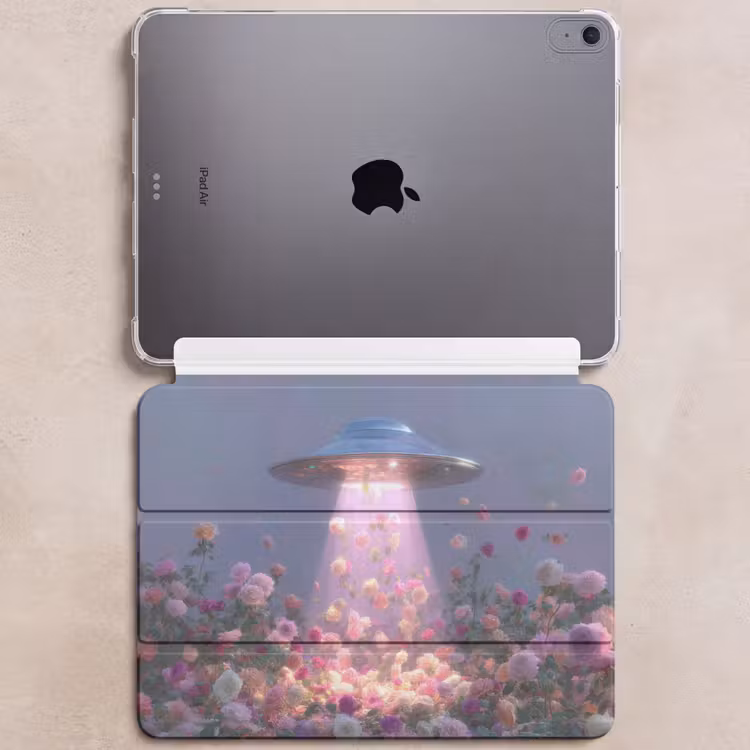 iPad hoes - Ufo - Rozen - Pastelkleuren — 6