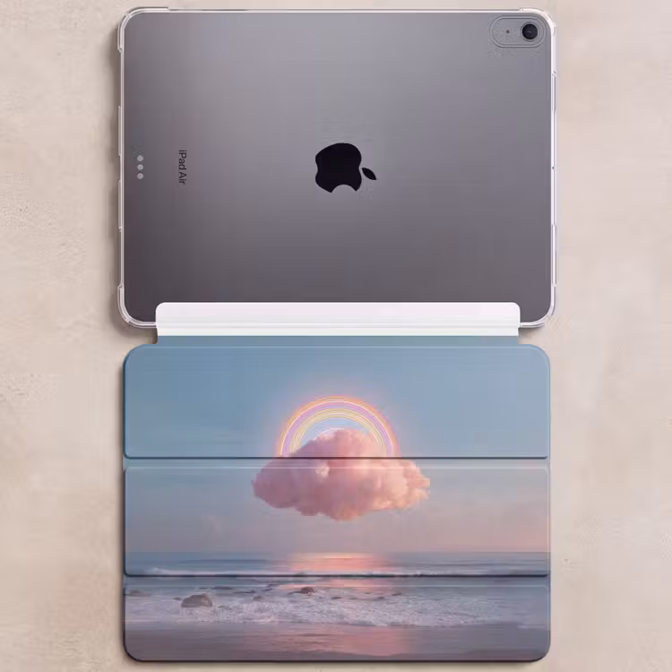 iPad hoes - Wolk - Regenboog - Zee — 6