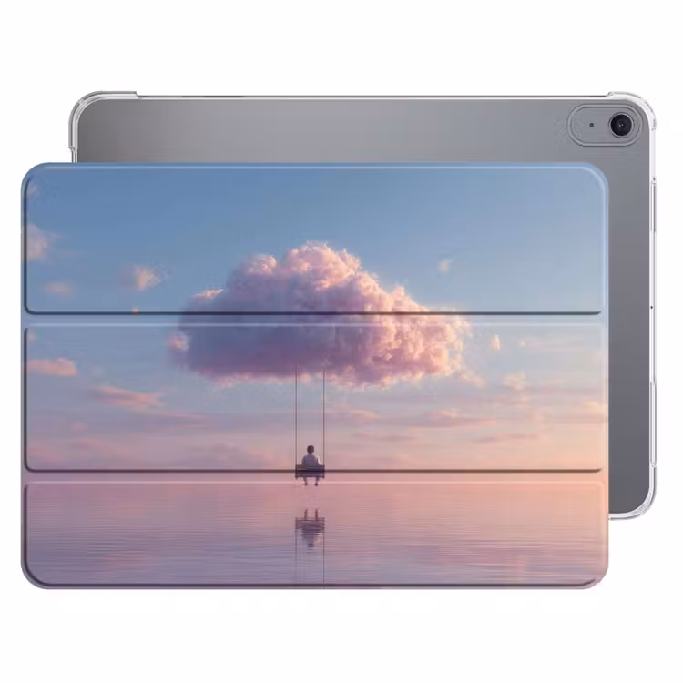 iPad hoes - Wolk - Schommel - Kleurrijke lucht — 1