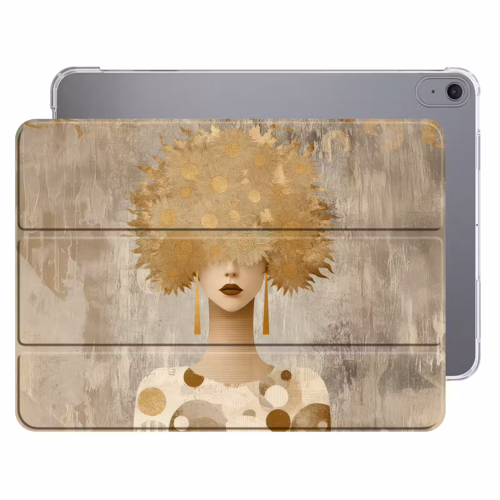 iPad hoes - Goud - Portret - Vrouw — 1