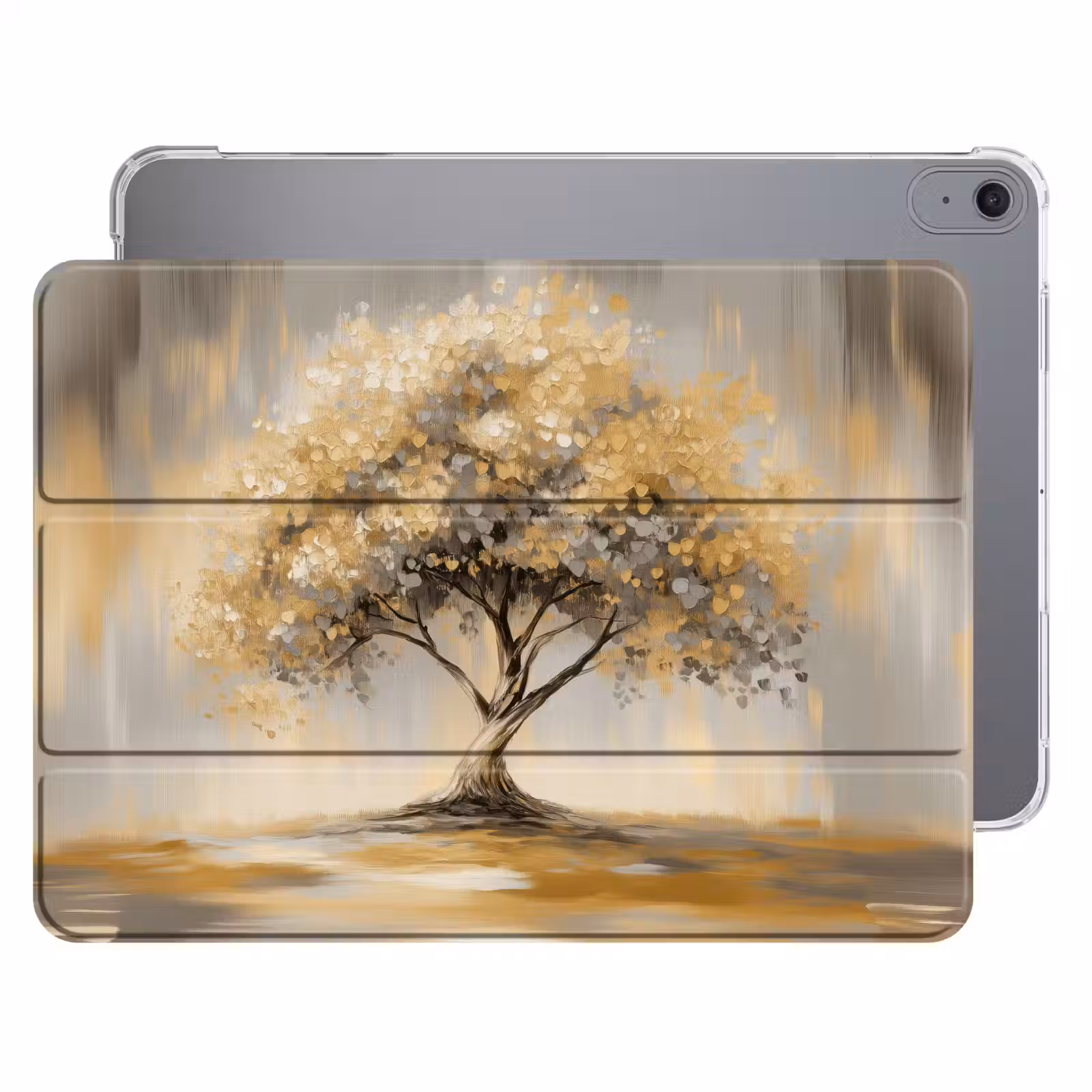 iPad hoes - Schilderij - Boom - Abstract - Bladeren — 1