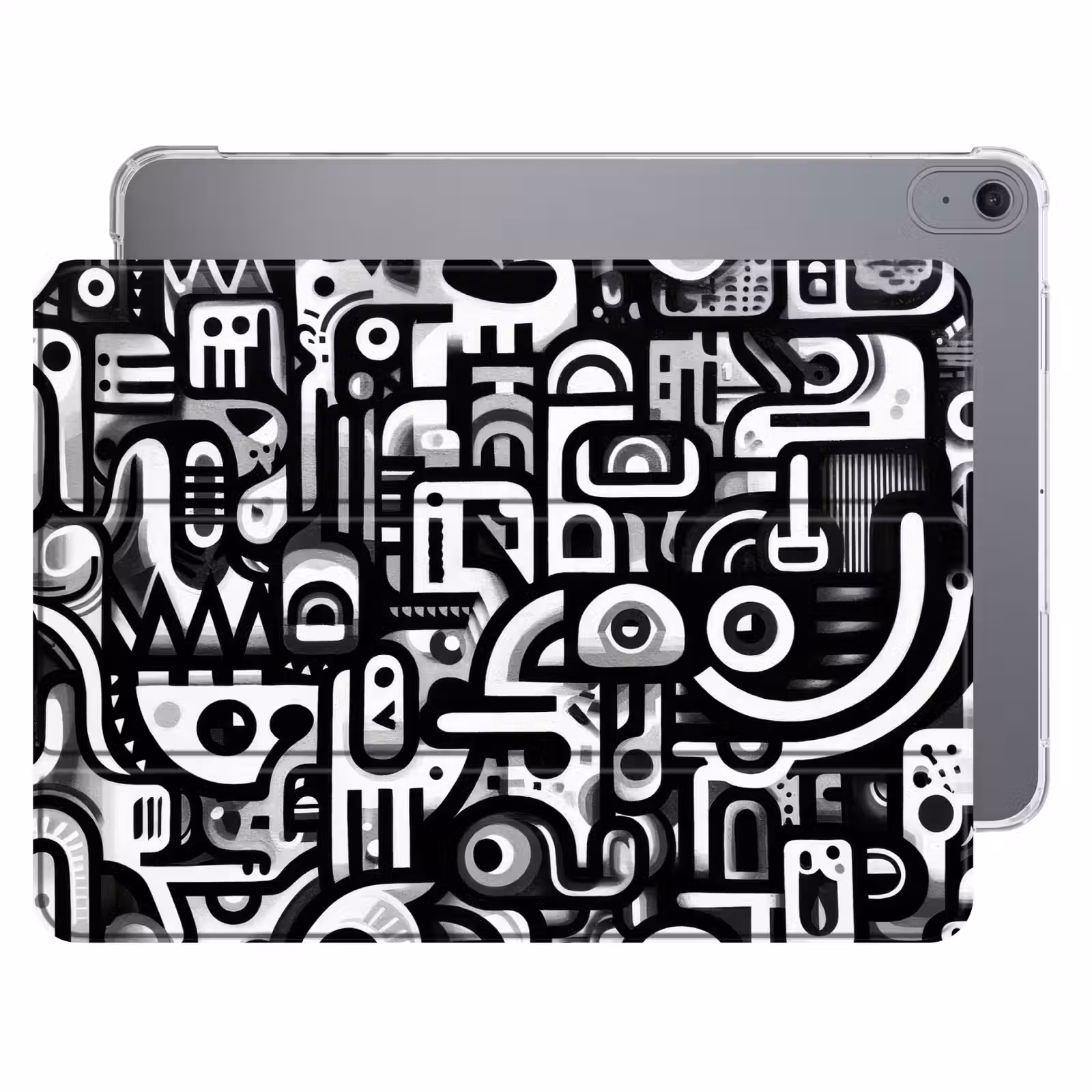 iPad hoes - Symbolen - Abstract - Grafisch - Zwart — 1