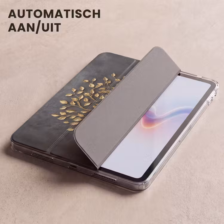 iPad hoes - Bladeren - Goud - Boom - Rots — 5