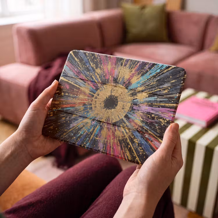 iPad hoes - Explosie - Goud - Kleurrijk - Abstract — 4
