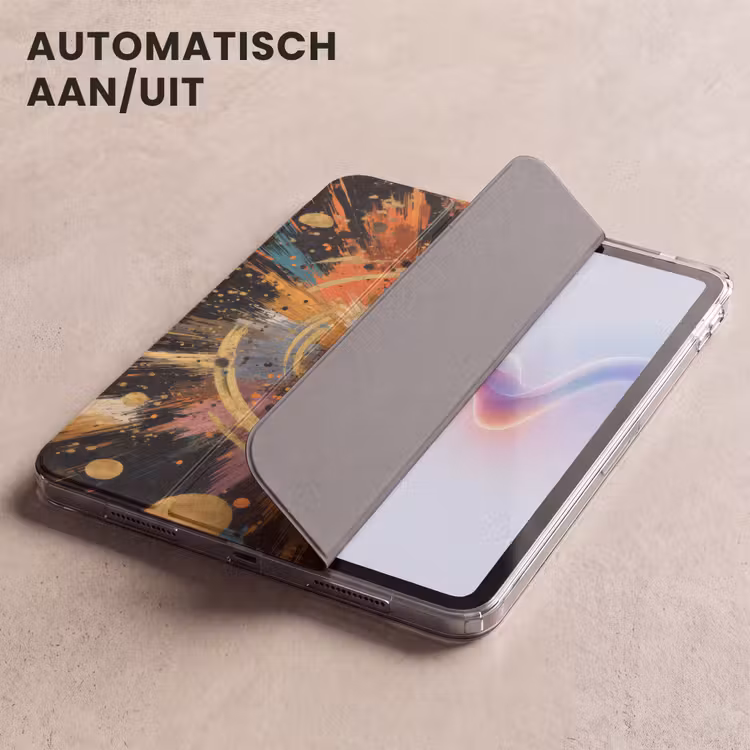 iPad hoes - Explosie - Verfstructuur - Goud - Abstract — 5