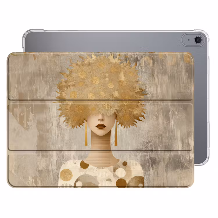 iPad hoes - Goud - Portret - Vrouw — 1