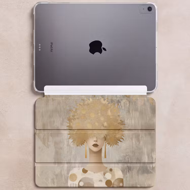 iPad hoes - Goud - Portret - Vrouw — 6