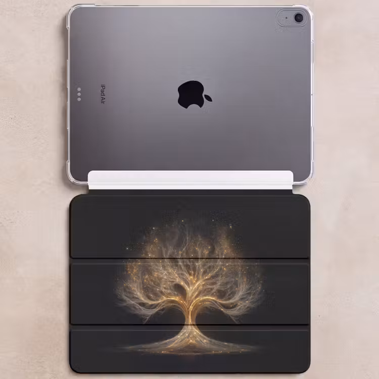 iPad hoes - Lichtjes - Boom - Abstract - Zwart — 6