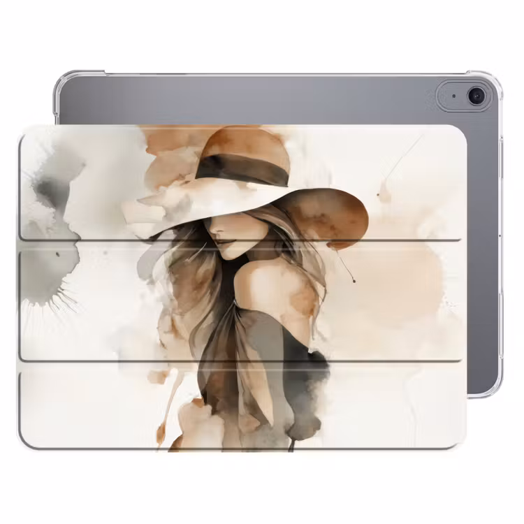 iPad hoes - Mysterieus - Vrouw - Sepia — 1