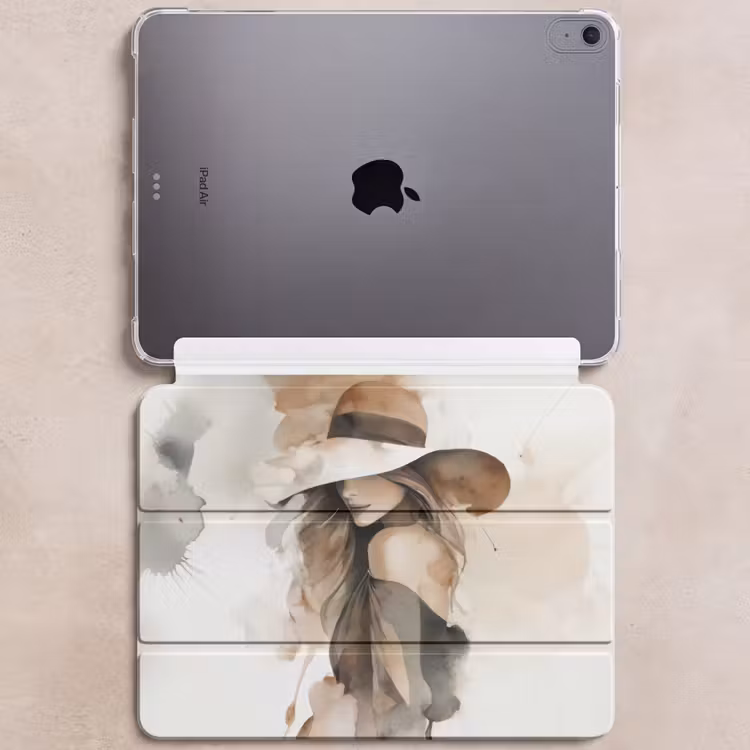 iPad hoes - Mysterieus - Vrouw - Sepia — 6
