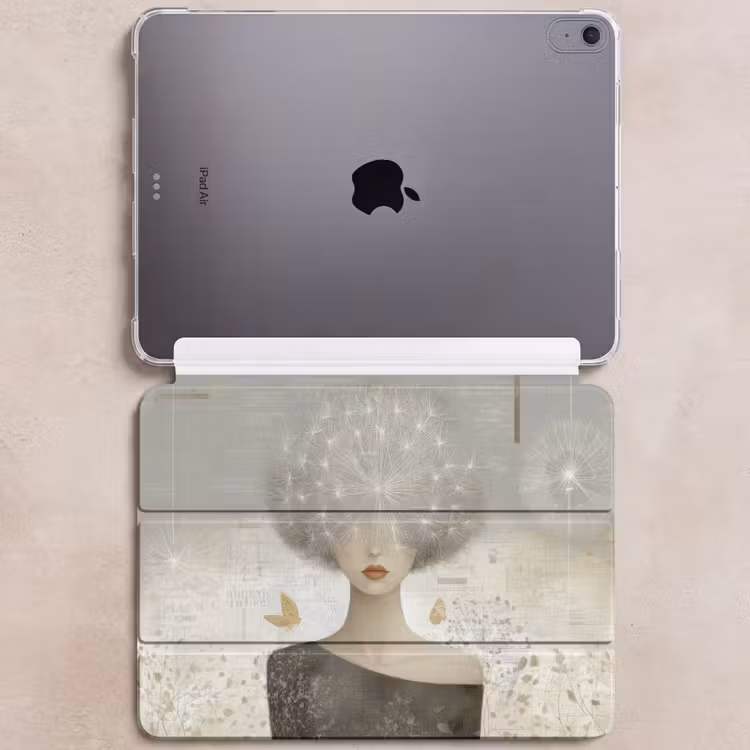 iPad hoes - Pluis - Vrouw - Beige — 6