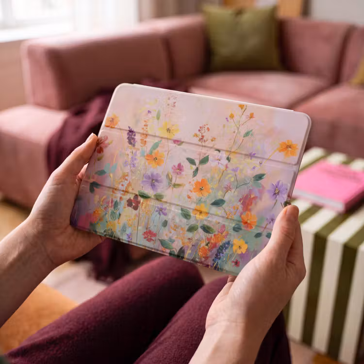 iPad hoes - Schilderij - Bloemen - Abstract - Kleurrijk — 4