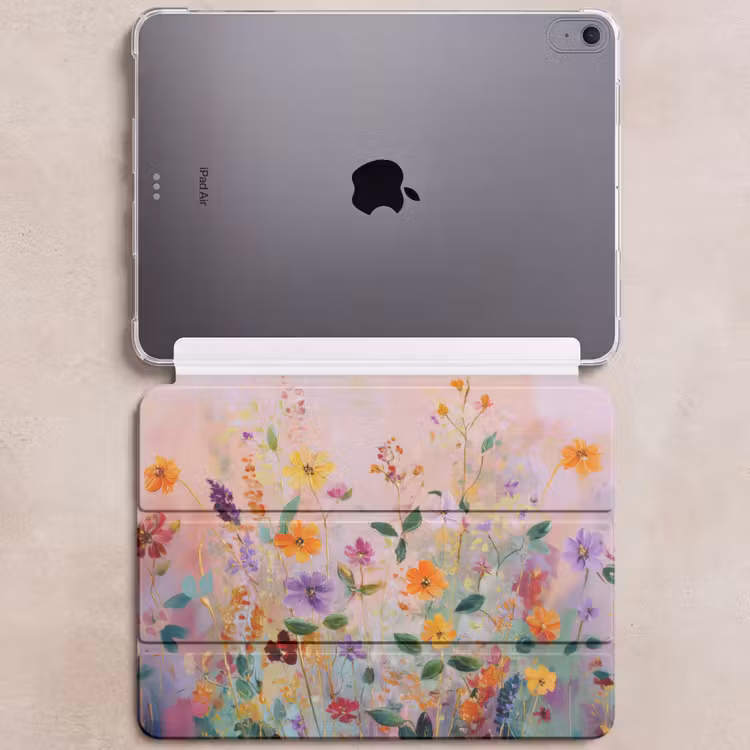 iPad hoes - Schilderij - Bloemen - Abstract - Kleurrijk — 6