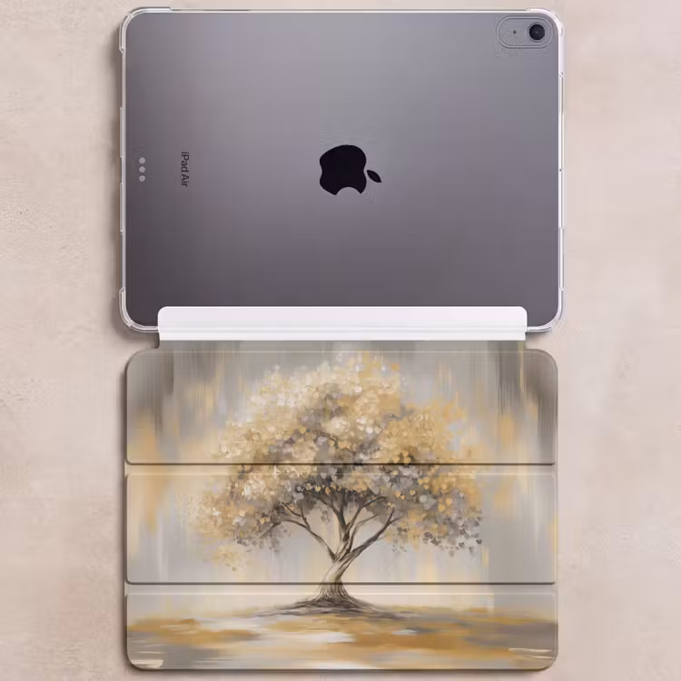 iPad hoes - Schilderij - Boom - Abstract - Bladeren — 6
