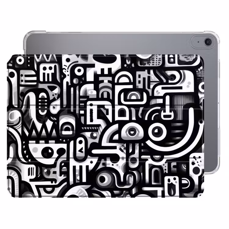 iPad hoes - Symbolen - Abstract - Grafisch - Zwart — 1