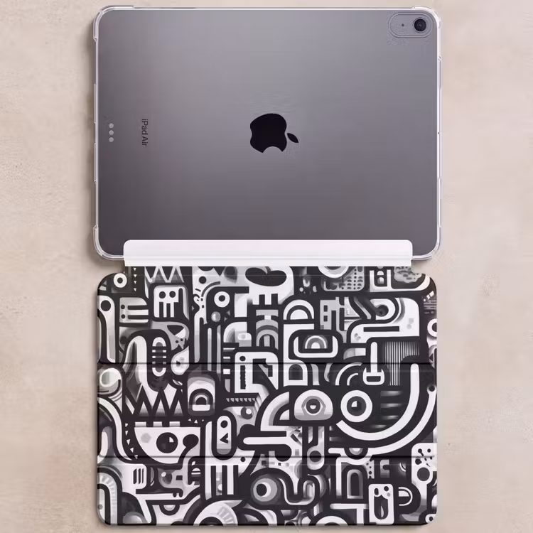 iPad hoes - Symbolen - Abstract - Grafisch - Zwart — 6