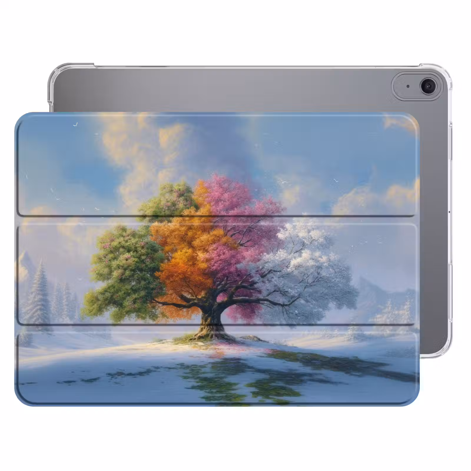 iPad hoes - Boom - Seizoenen - Winter - Landschap — 1
