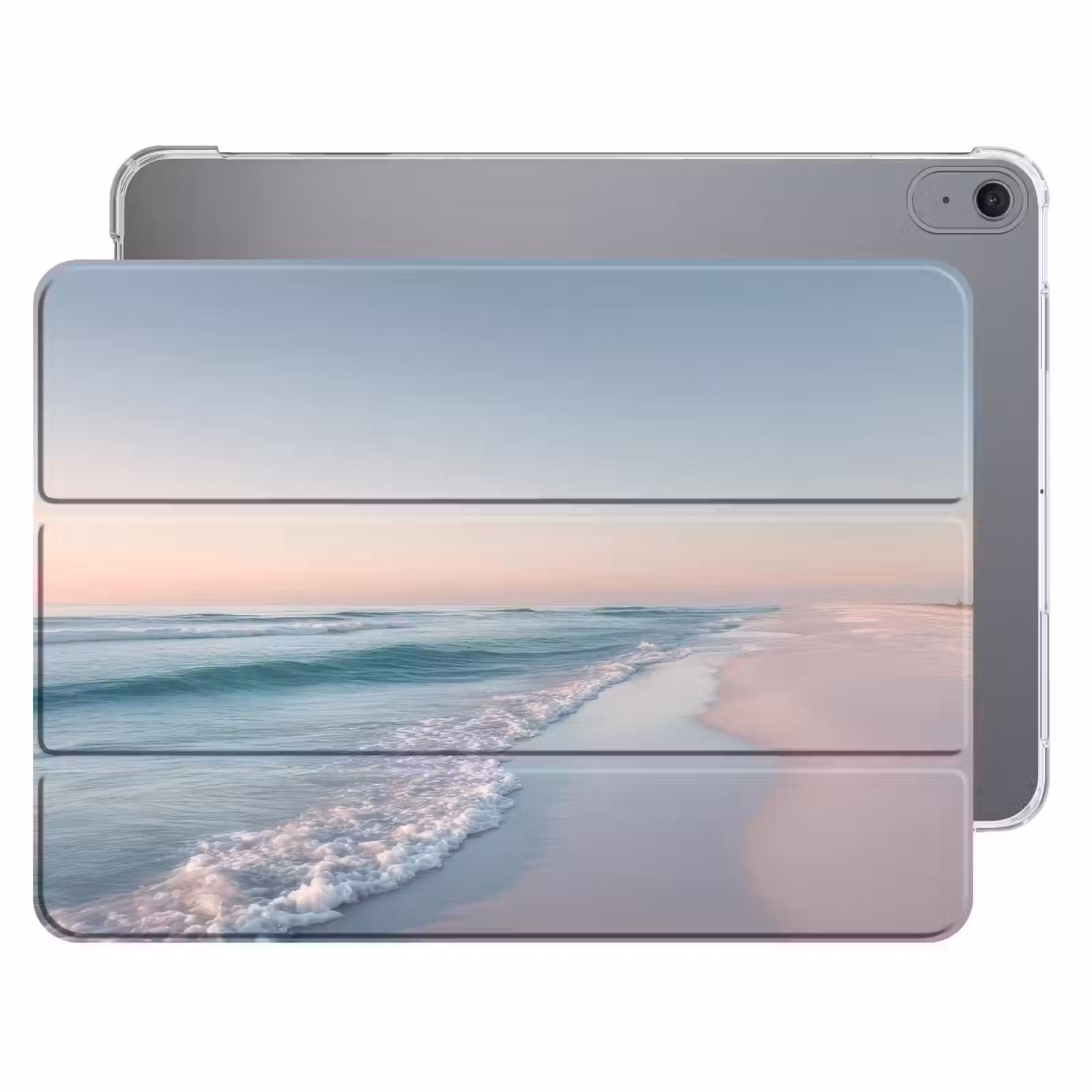 iPad hoes - Kustlijn - Pastel - water — 1