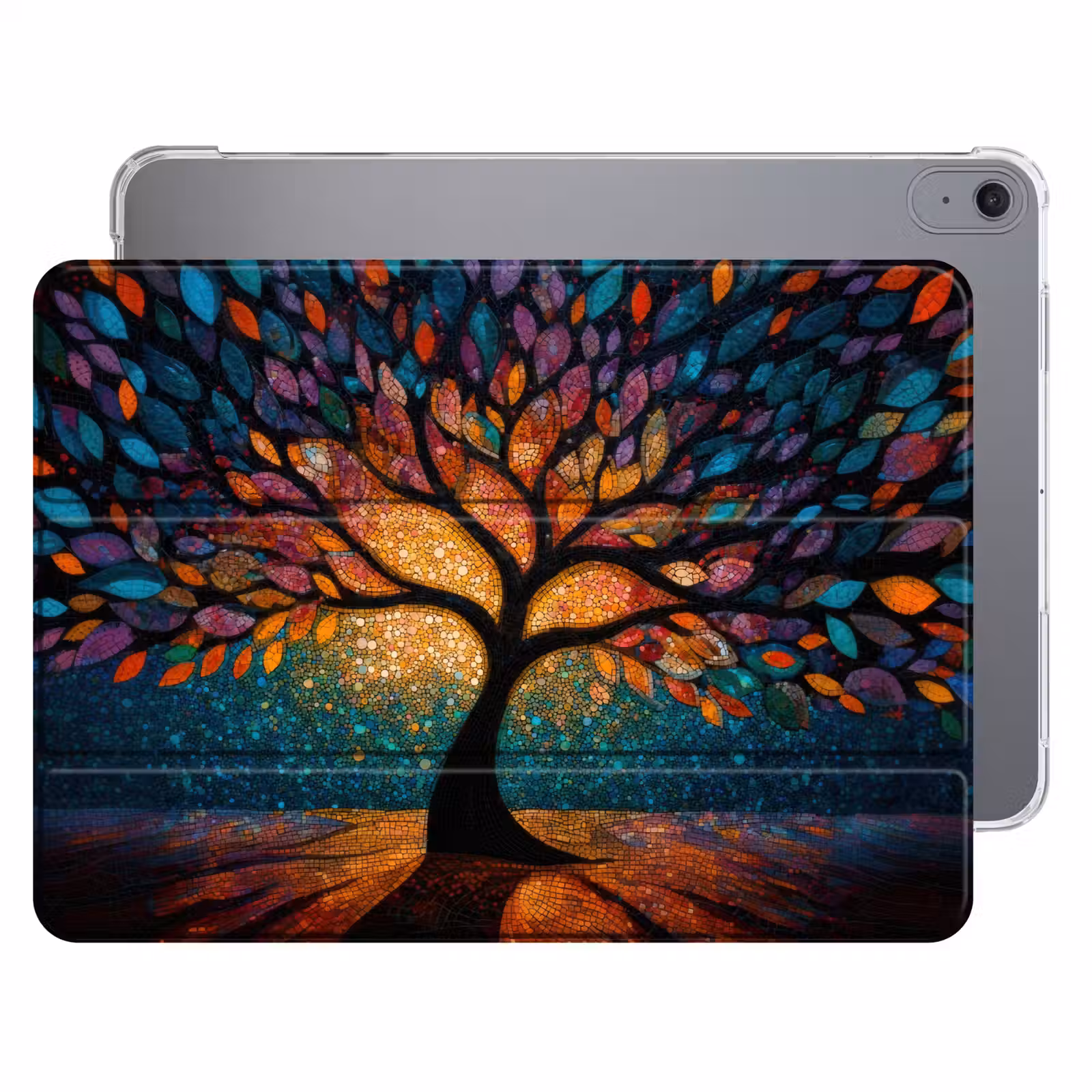iPad hoes - Mozaïek - Kleurrijk - Boom - Takken — 1