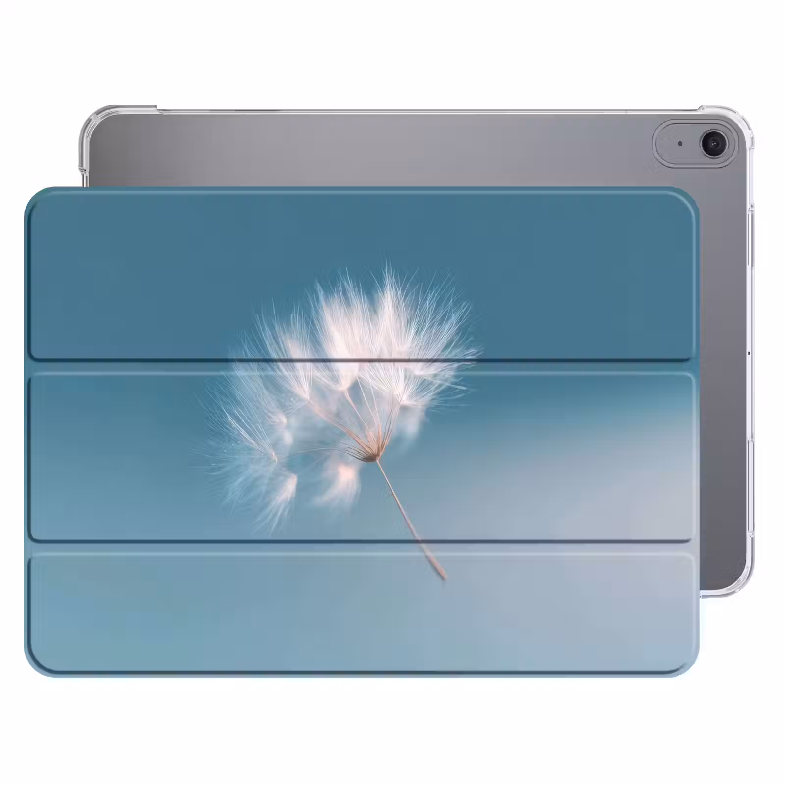 iPad hoes - Paardenbloempluisje - Blauw - Lucht — 1