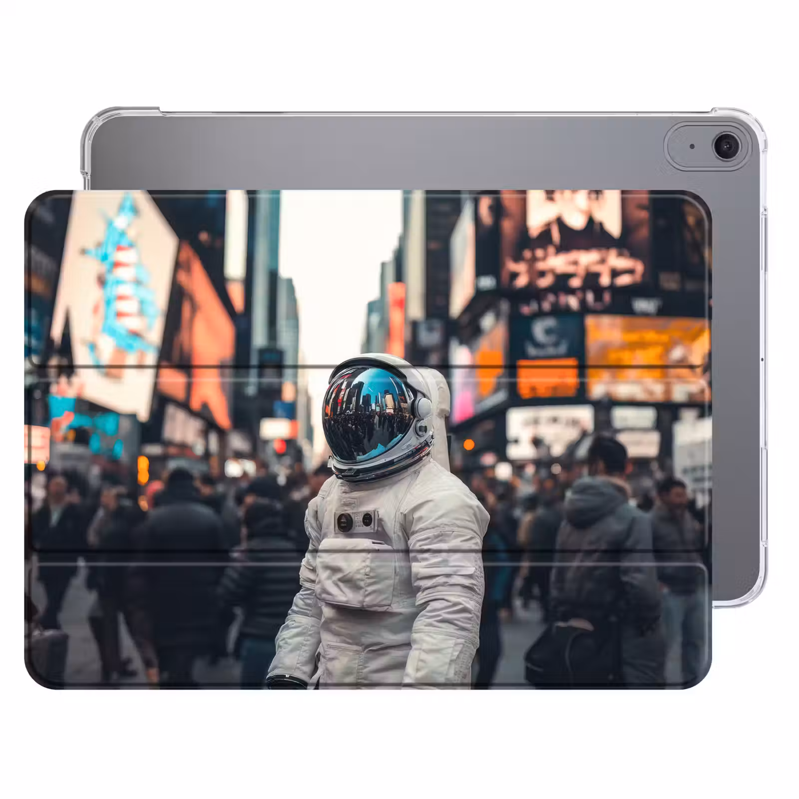 iPad hoes - Stad - Mensen - Astronaut - Wit — 1