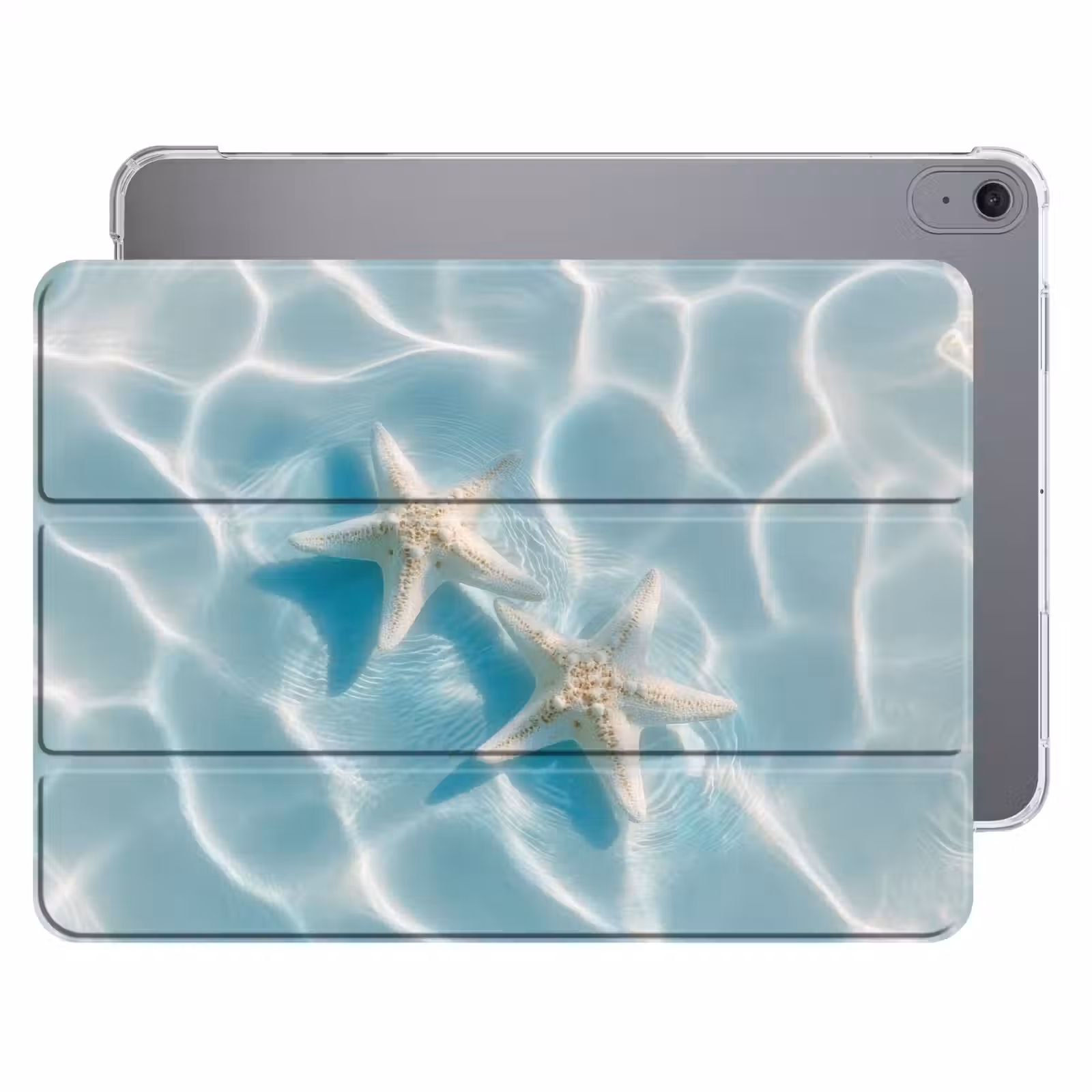 iPad hoes - Zeesterren - Golvend water - Rustgevend — 1