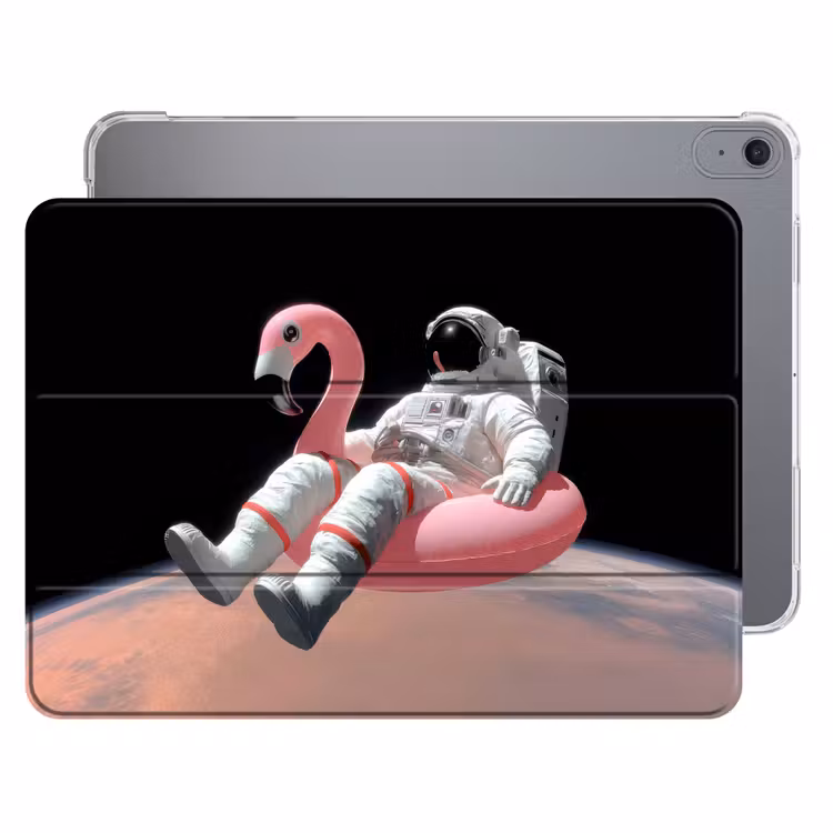 iPad hoes - Astronaut - Flamingo - Zwemband - Roze — 1