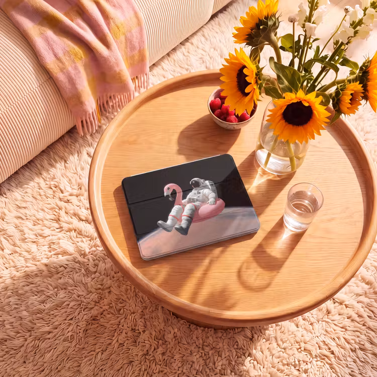 iPad hoes - Astronaut - Flamingo - Zwemband - Roze — 2