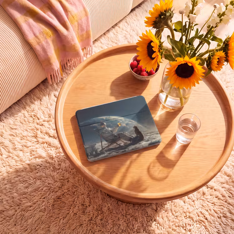 iPad hoes - Astronaut - Kat - Glas - Stoel — 2