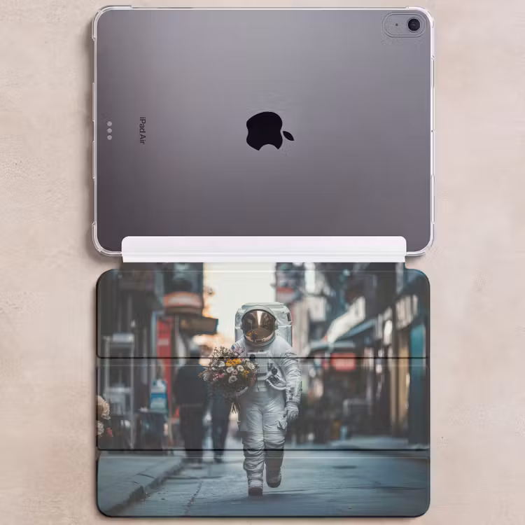 iPad hoes - Boeket - Bloemen - Kleurrijk - Astronaut — 6