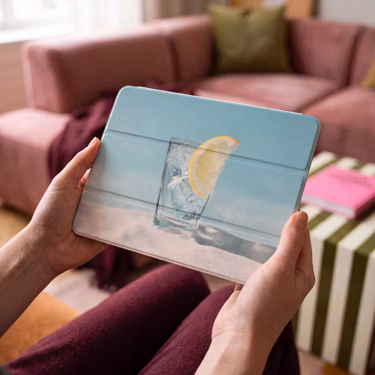 iPad hoes - Glas - ijsblokjes - Citroen — 4