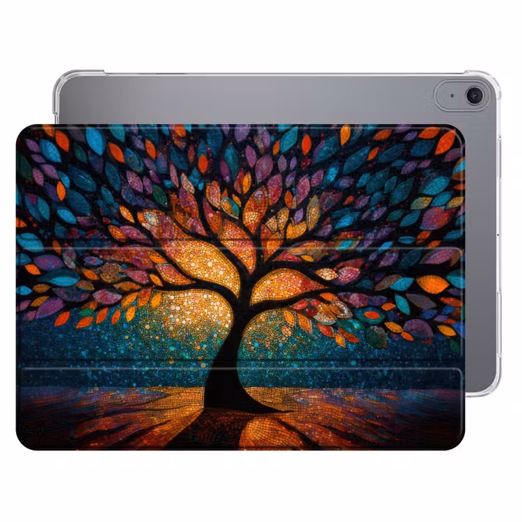 iPad hoes - Mozaïek - Kleurrijk - Boom - Takken — 1