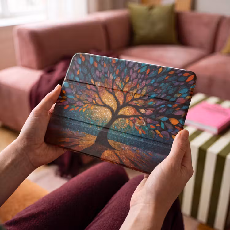 iPad hoes - Mozaïek - Kleurrijk - Boom - Takken — 4