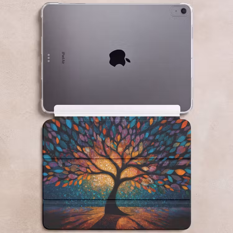 iPad hoes - Mozaïek - Kleurrijk - Boom - Takken — 6