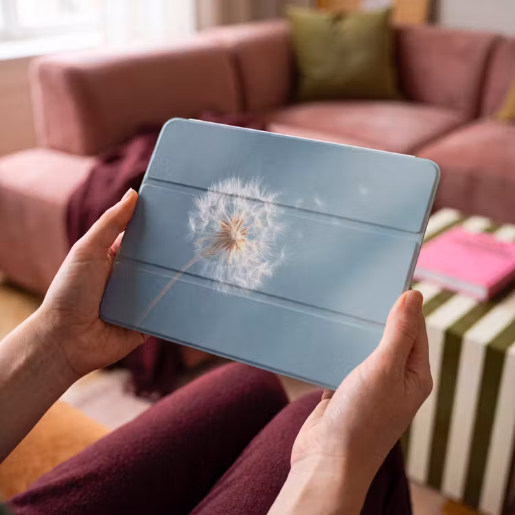 iPad hoes - Paardenbloem - Wind - Blauw — 4