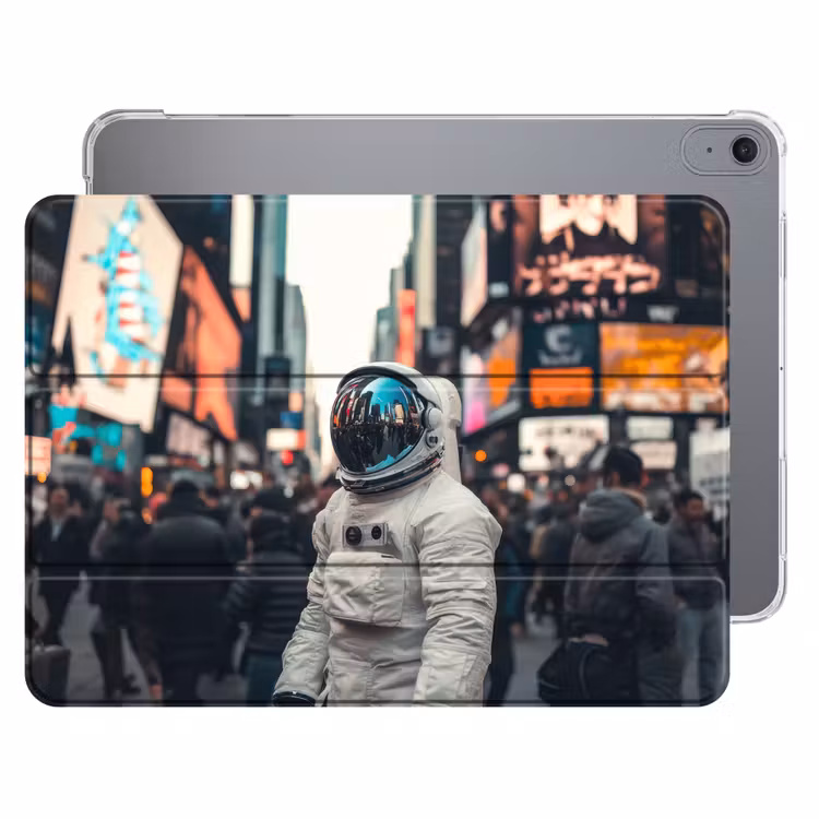 iPad hoes - Stad - Mensen - Astronaut - Wit — 1