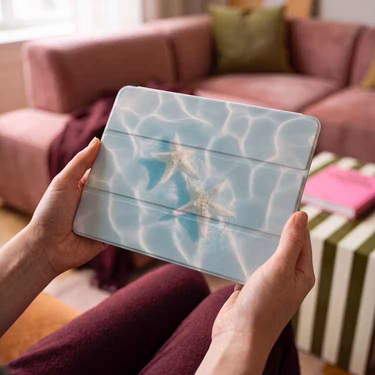 iPad hoes - Zeesterren - Golvend water - Rustgevend — 4