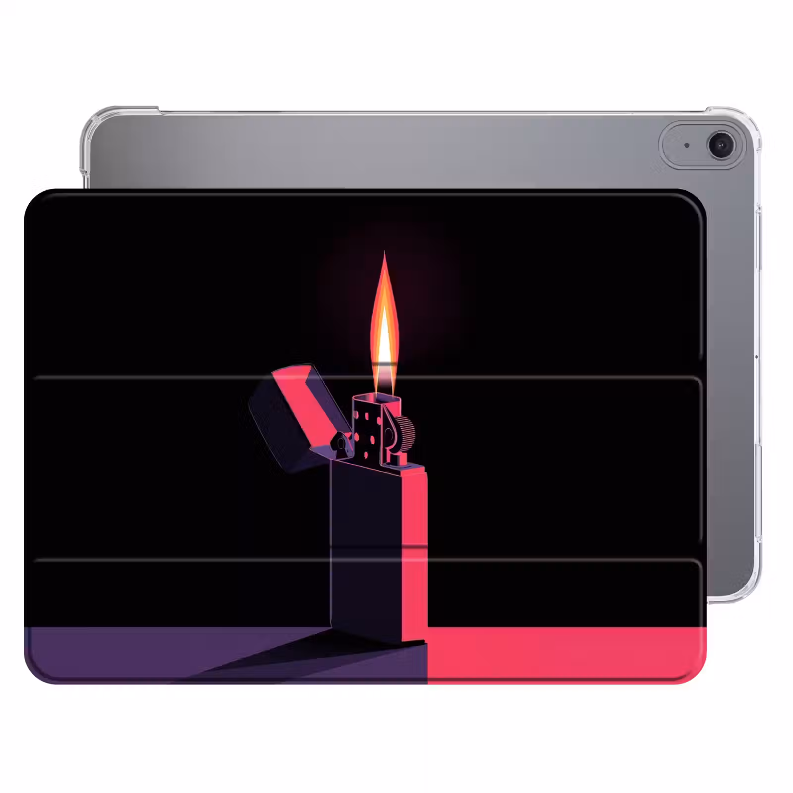 iPad hoes - Aansteker - Vlam - Donker — 1