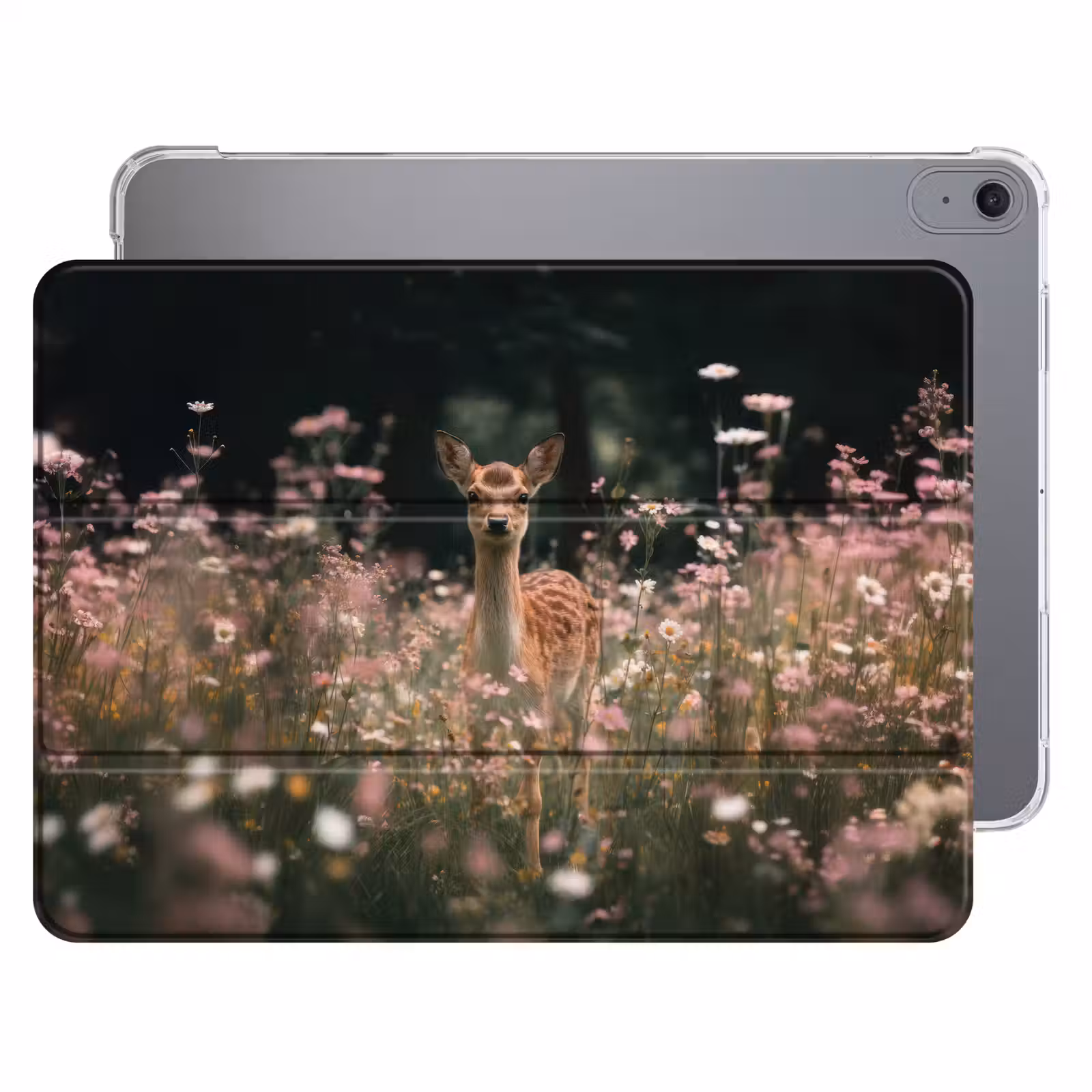 iPad hoes - Hert - Wilde bloemen - Bos — 1