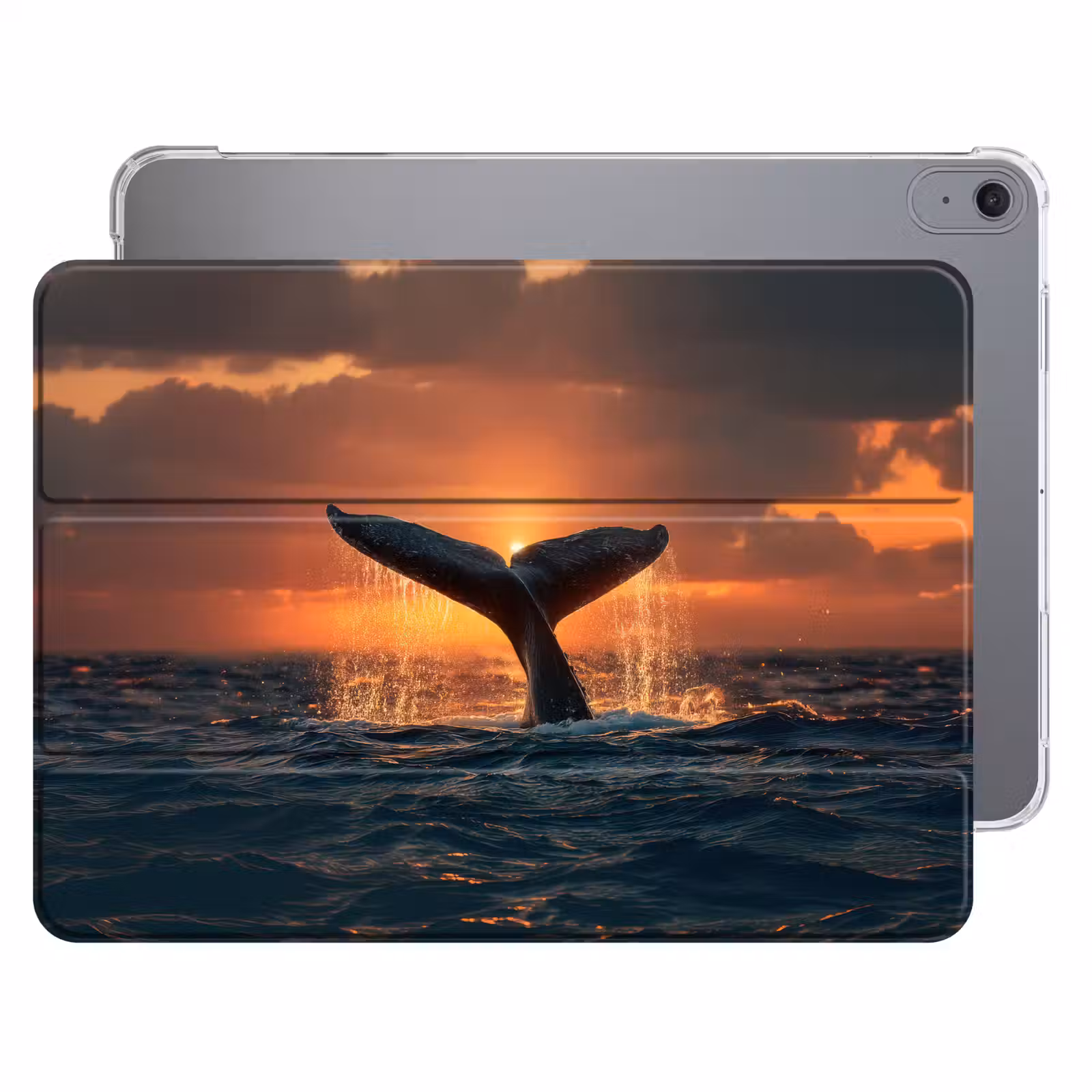 iPad hoes - Walvis staart - Water - Zonsondergang — 1